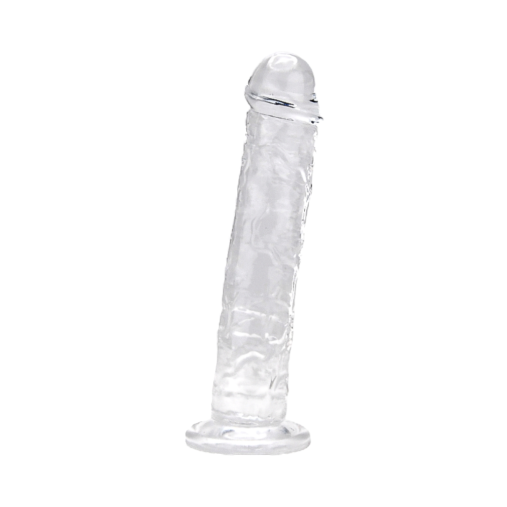 Loving Joy 8.5 Inch Suction Cup Dildo Clear - Image 3