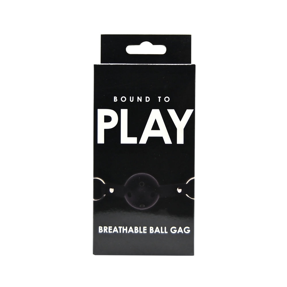 Bound to Play Breathable Ball Gag Black - Image 5