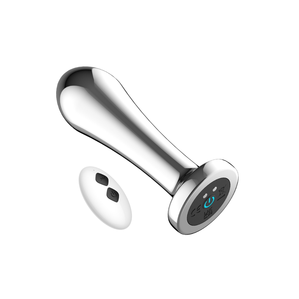 Toosh Remote Controlled Metal Vibrating Anal Plug - Image 2