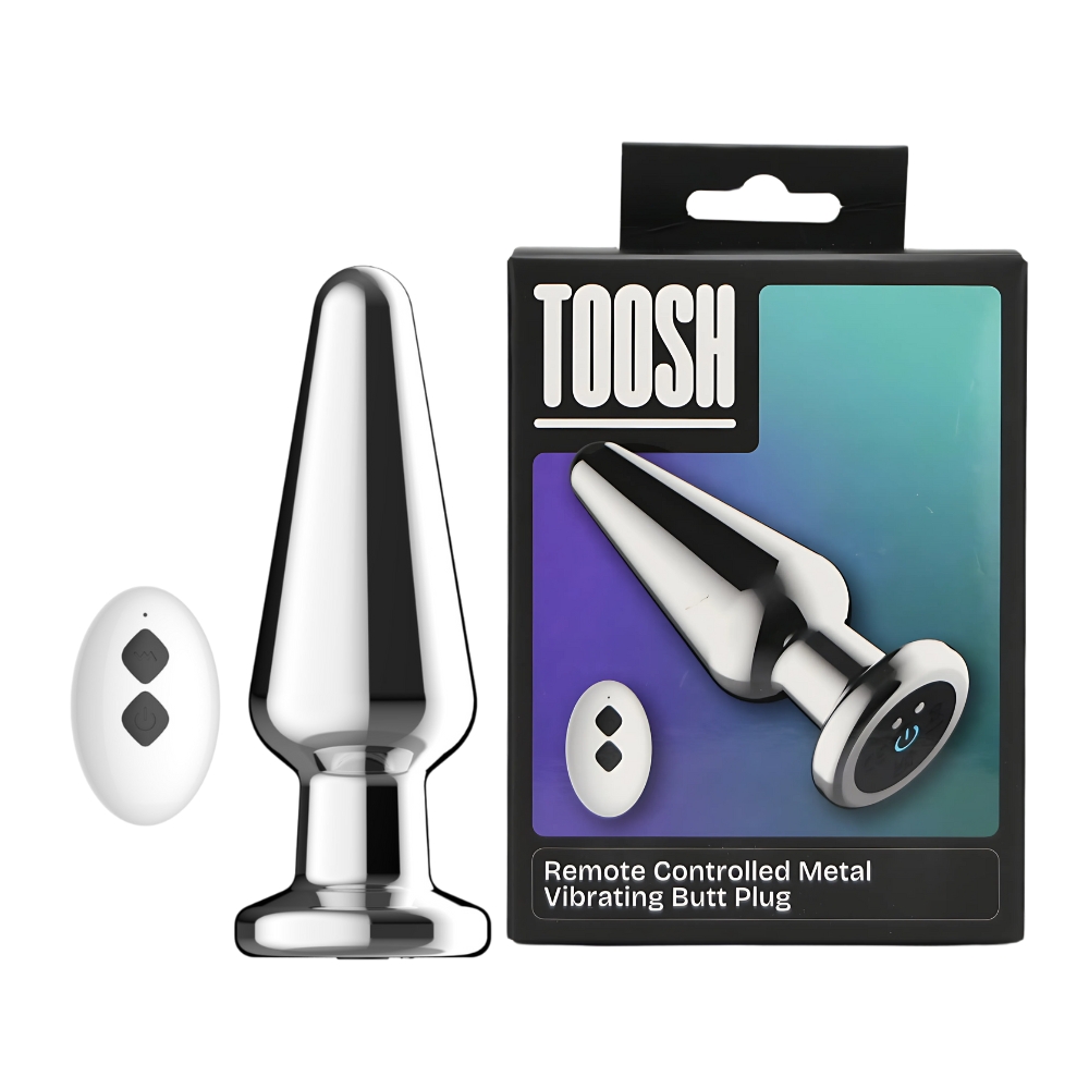 Toosh Remote Controlled Metal Vibrating Butt Plug - Image 9