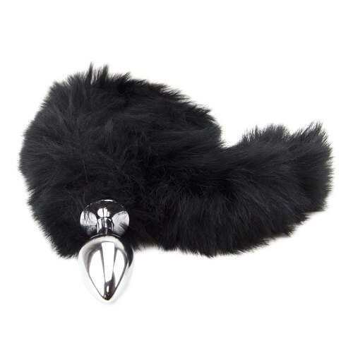 Furry Fantasy Black Panther Tail Butt Plug - Image 5
