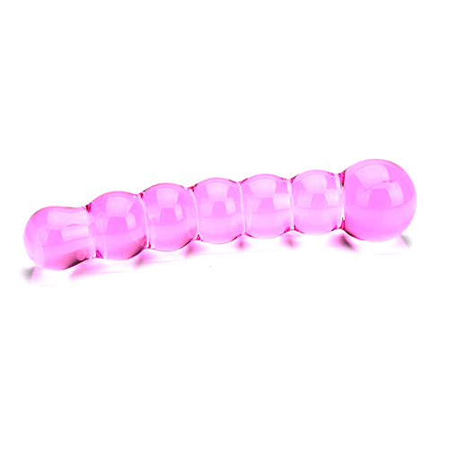 Spectrum Ribbed Glass Dildo - Image 3