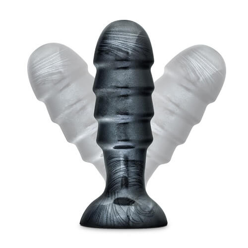 Jet Bruiser Large Ridged Butt Plug 7.5 Inches - Image 5