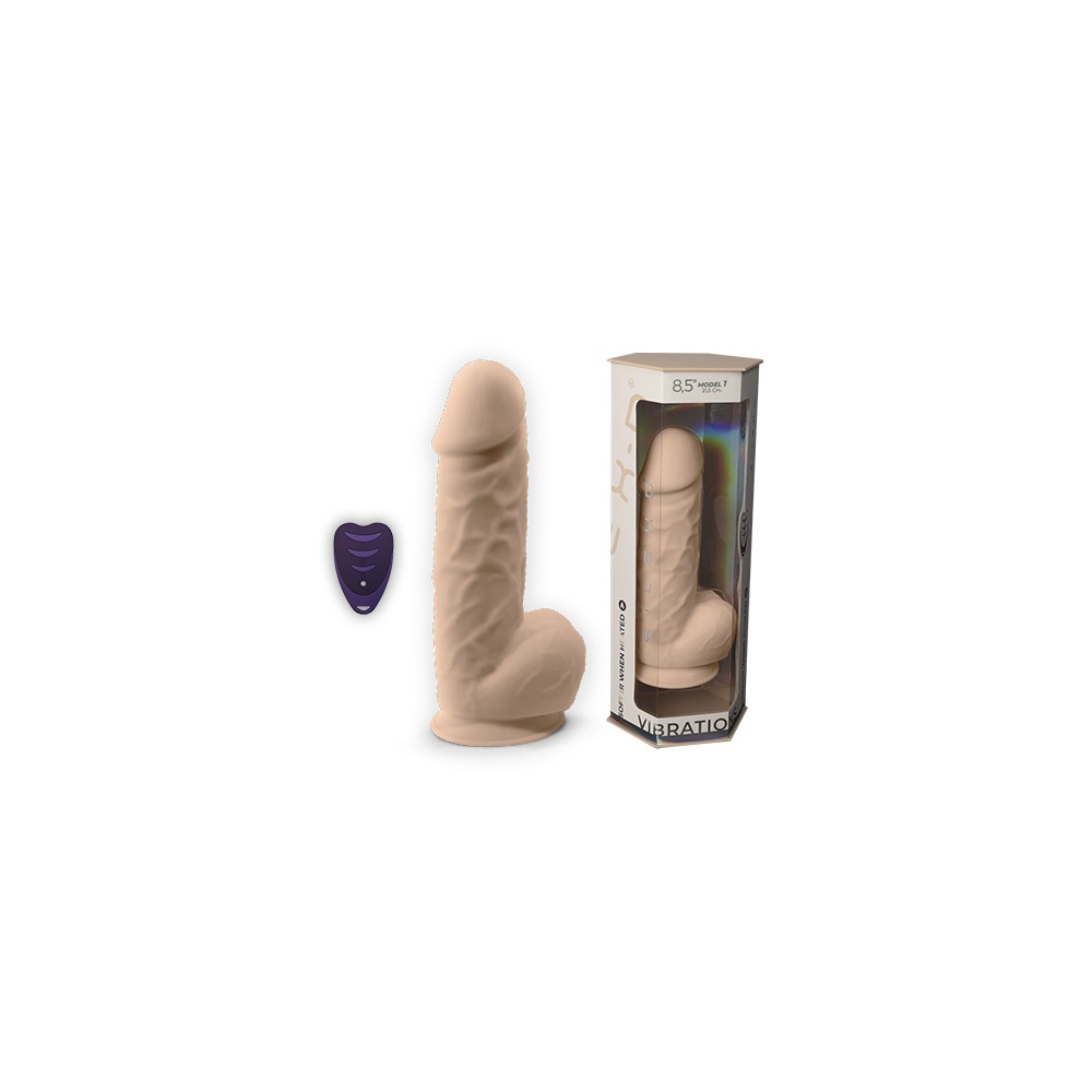 SilexD 8.5 inch Remote Controlled Vibrating Girthy Silicone Dildo - Image 10